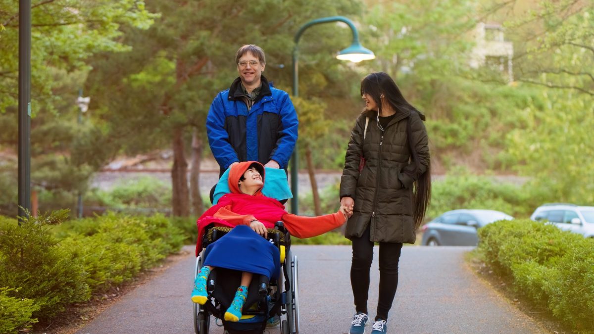 Famiglia ragazzo disabile