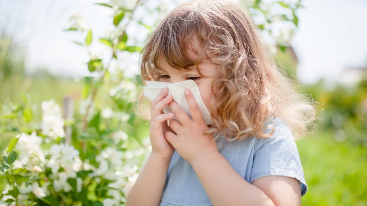 Allergie di primavera bambini