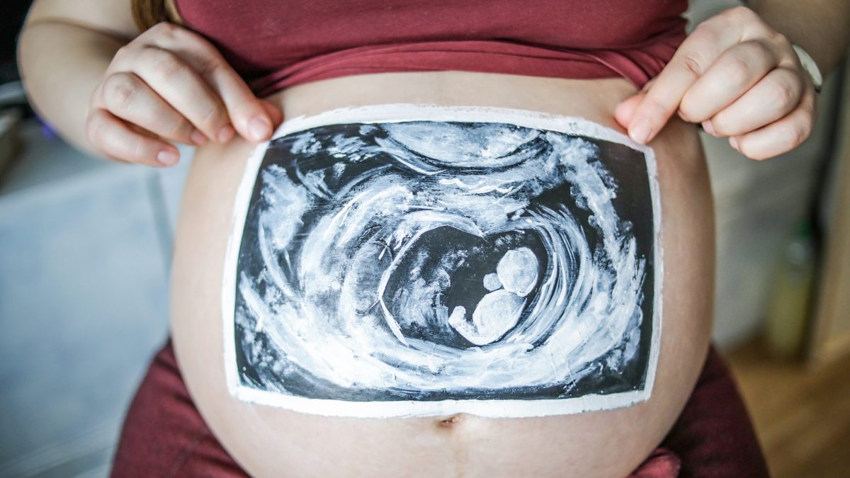 body painting gravidanza