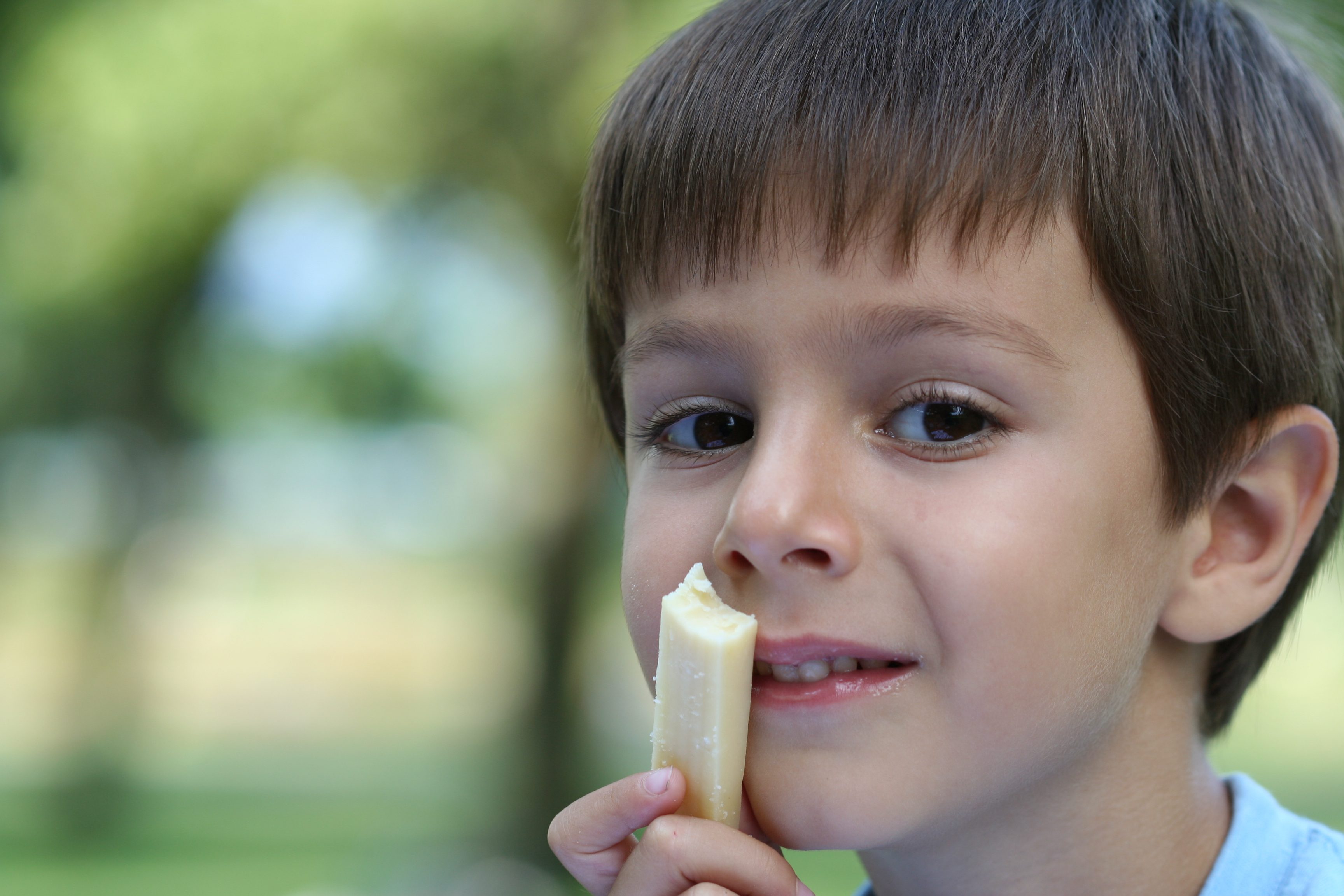 bimbo mangia formaggio