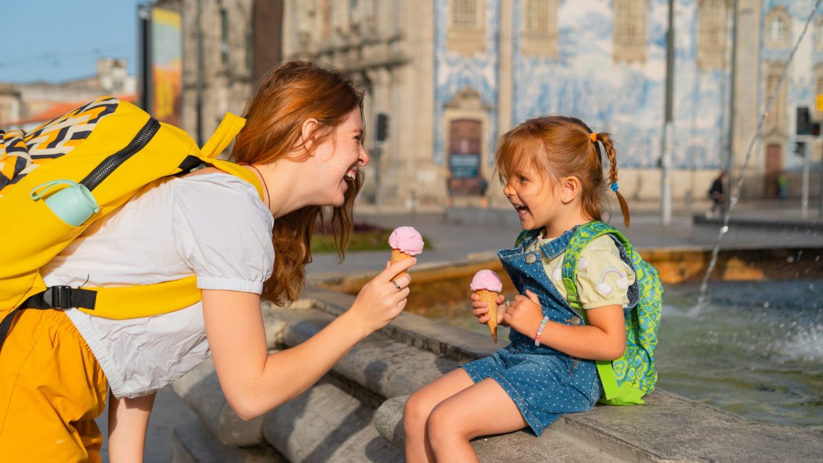 Visitare le città con i bambini