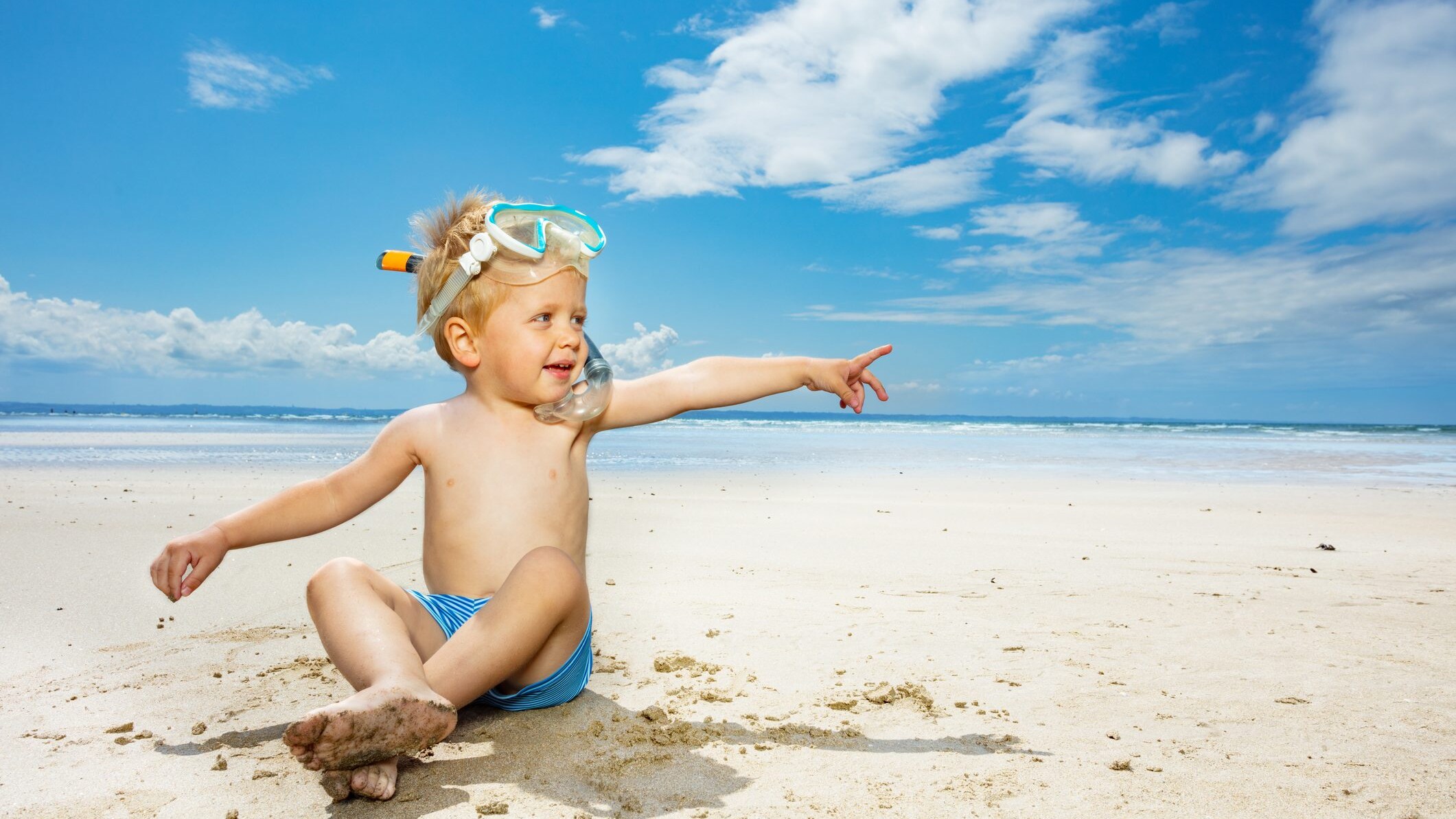 bambino al mare
