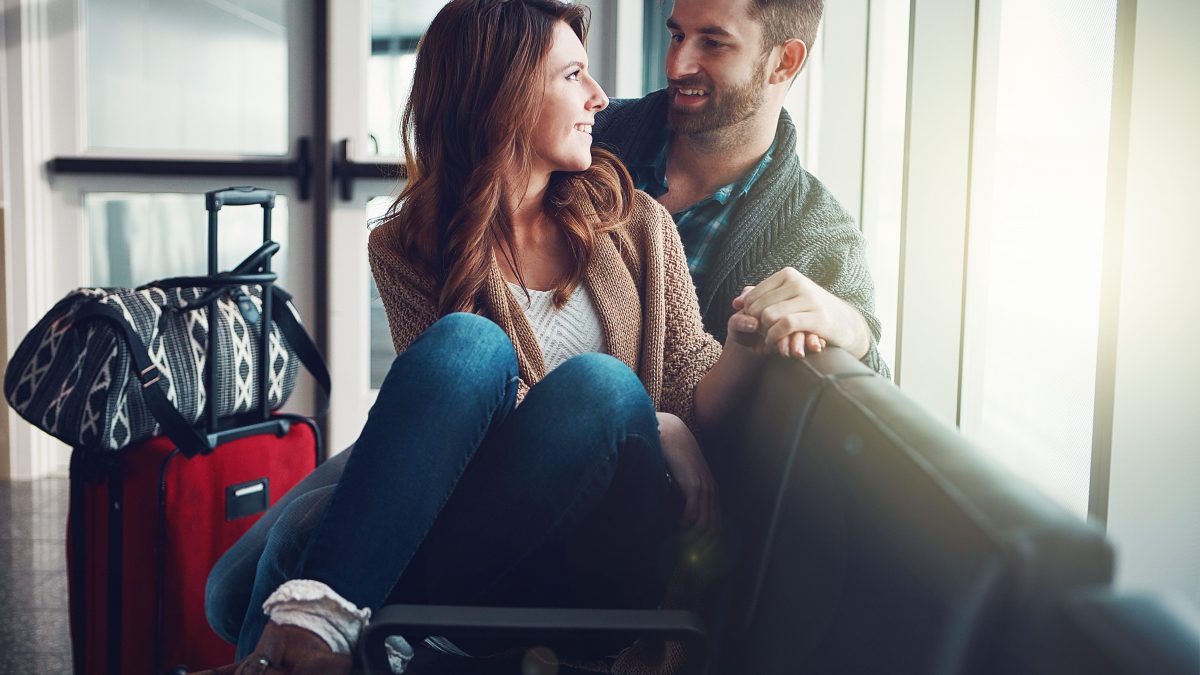 coppia in partenza