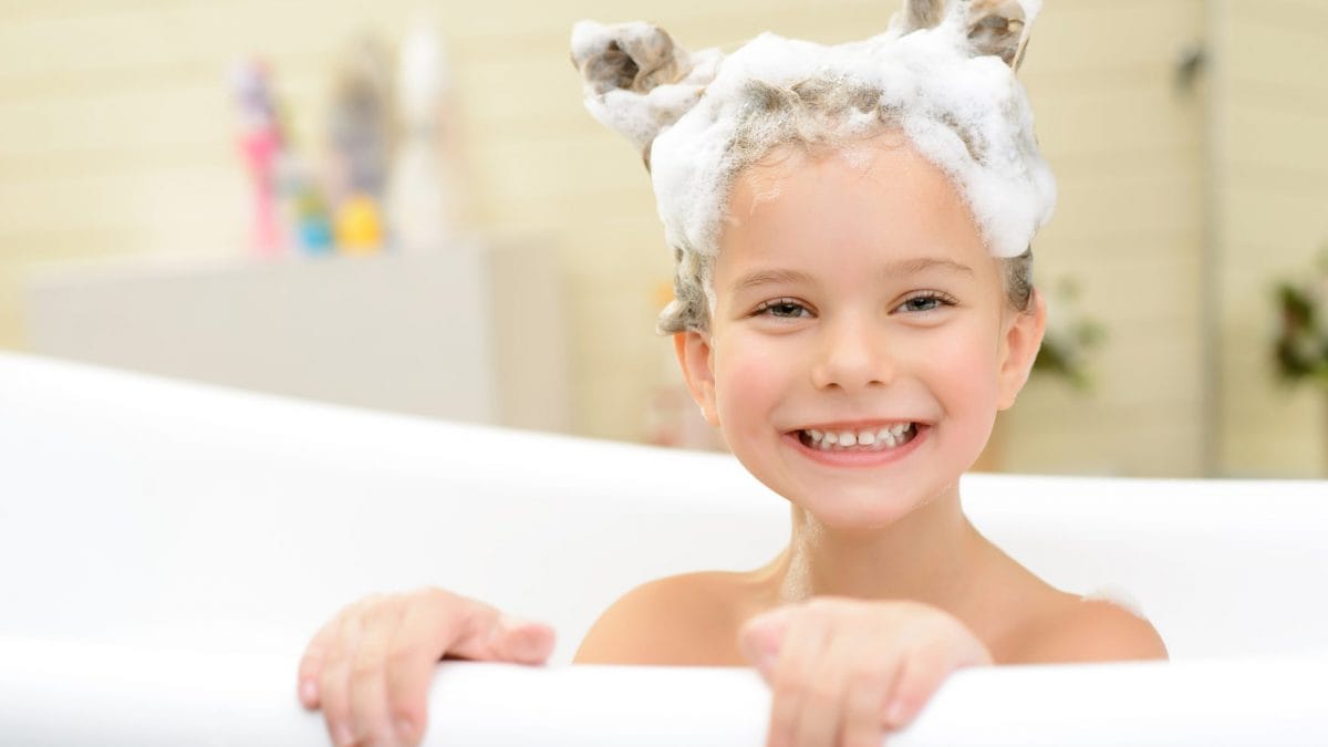 lavare capelli bambini