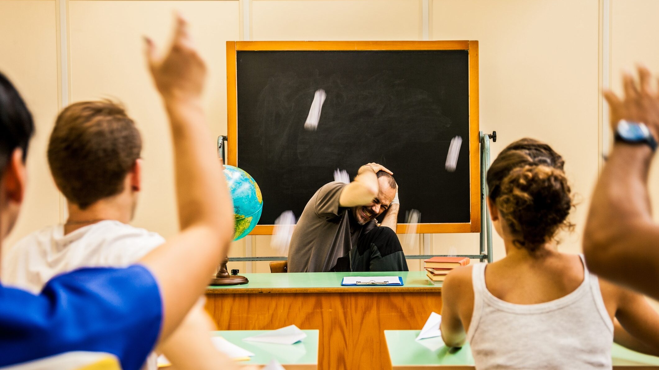 insegnante aggredito