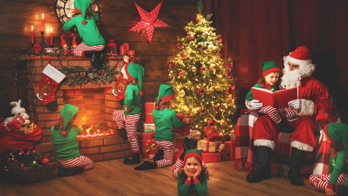 Elfi di babbo natale