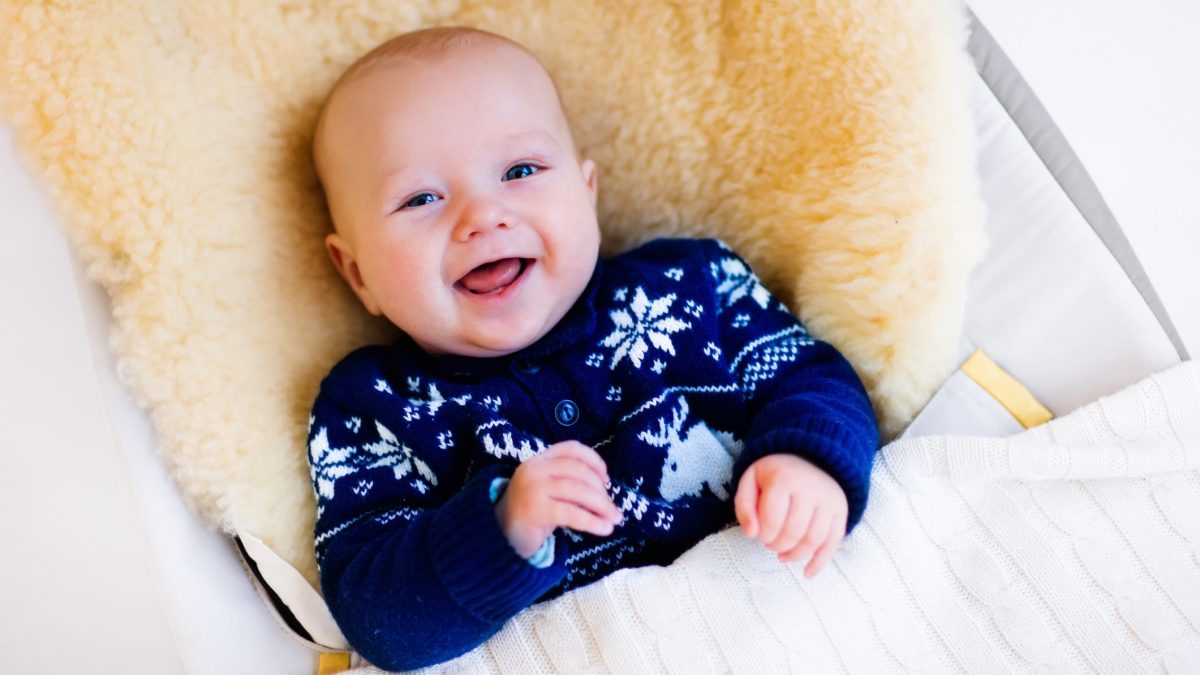 Come vestire il neonato a casa d'inverno