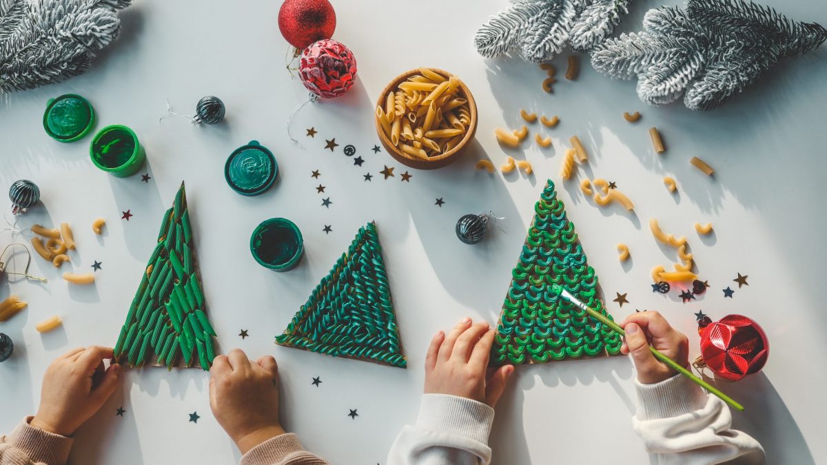 lavoretti natale pasta