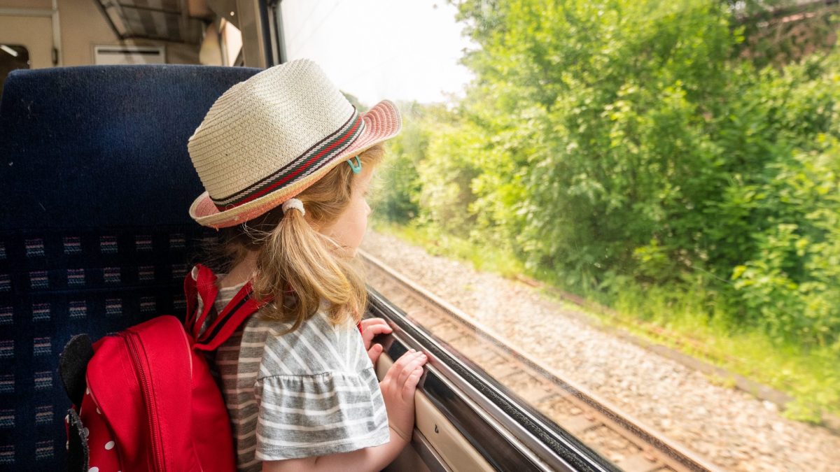 viaggiare in treno con i bambini