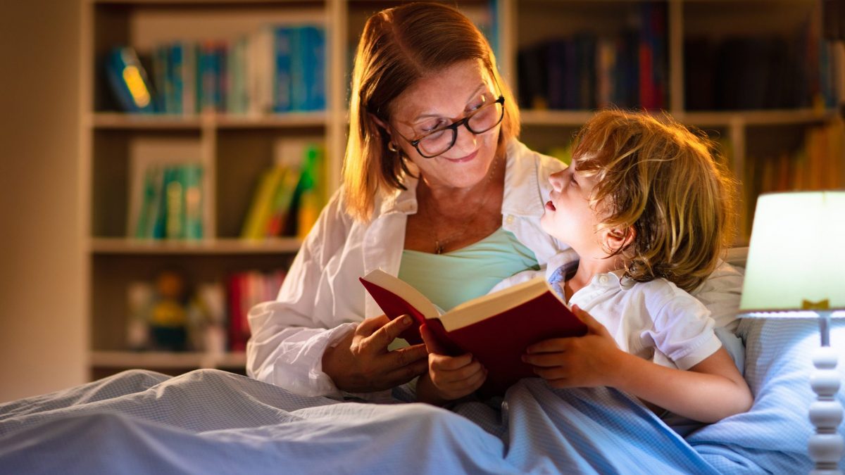 bimbo dorme dai nonni