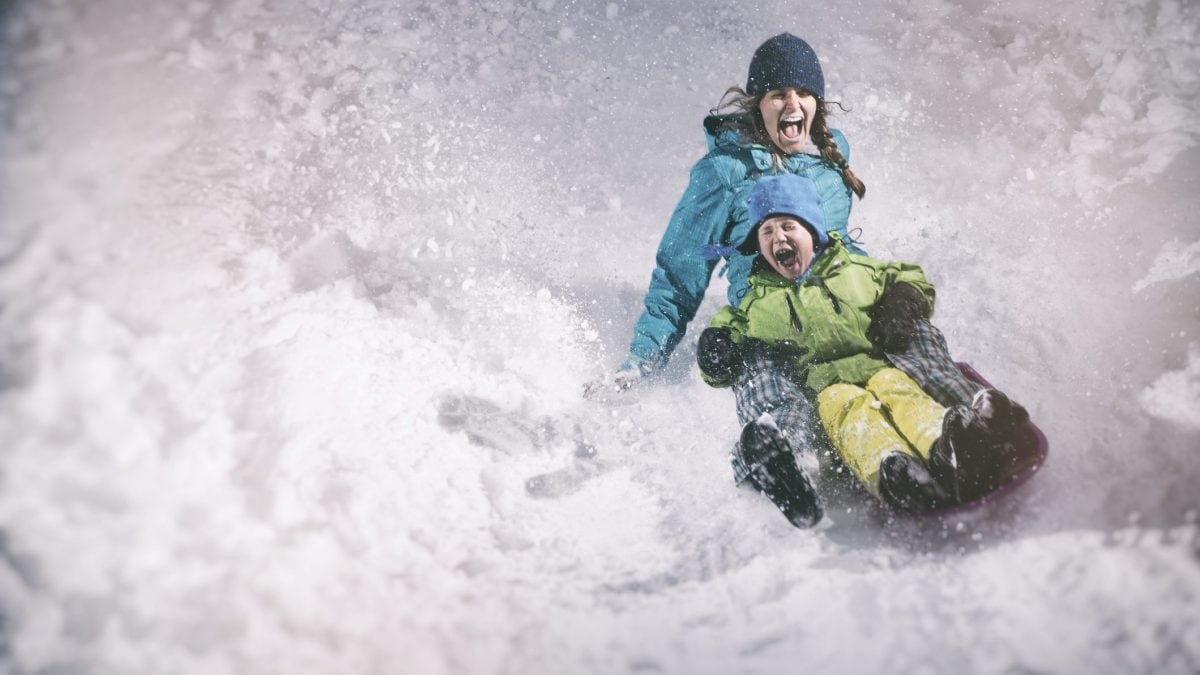 slittino pericoloso bambini