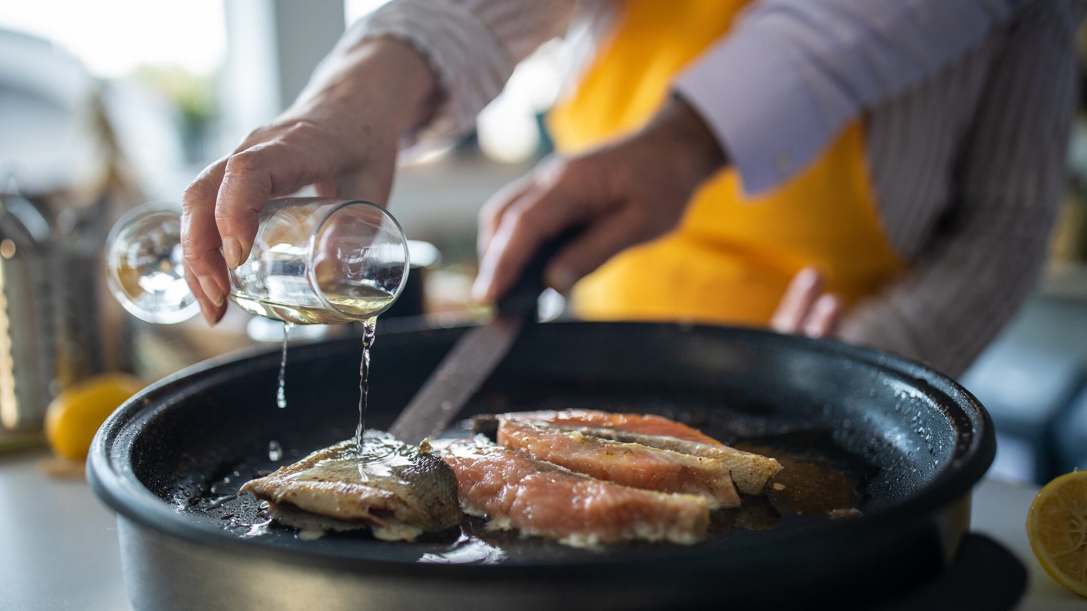 cucinare con vino